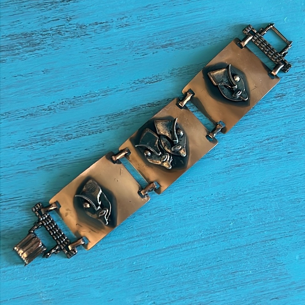 Vintage Cooper Face Bracelet